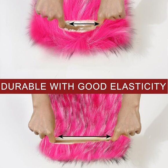 Faux Fur Leg Warmers